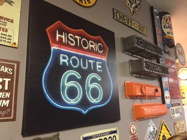 Route 66 decor