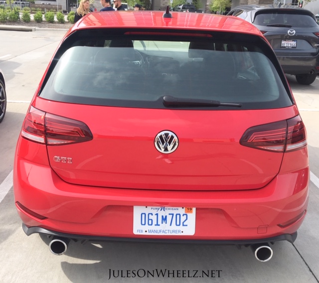 2019 VW GTI, SE rear